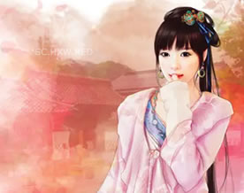 李白:清平调词-云想衣裳花想容