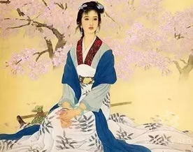 张泌:浣溪沙·独立寒阶望月华
