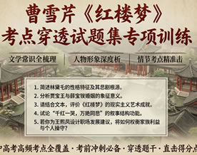 曹雪芹《红楼梦》考点穿透试题集专项训练