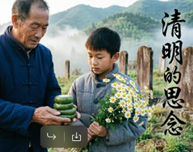 清明的思念——中考作文真题话题作文优秀范文