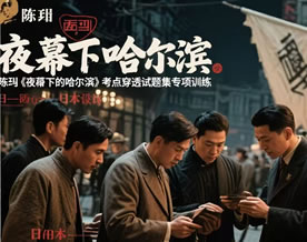 陈玙《夜幕下的哈尔滨》考点穿透试题集专项训练