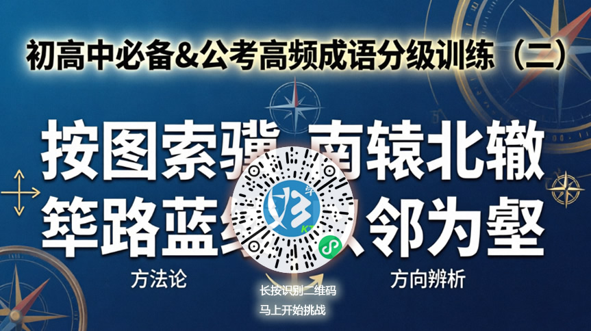 初高中必备&公考高频成语分级训练(二)(好学考题小程序+H5触屏版云考场预览图)